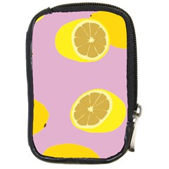 Fruit Lemons Orange Purple Compact Camera Cases