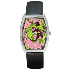 Abstract Art Barrel Style Metal Watch by ValentinaDesign