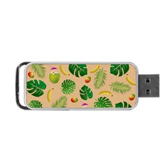 Tropical Pattern Portable Usb Flash (one Side) by Valentinaart