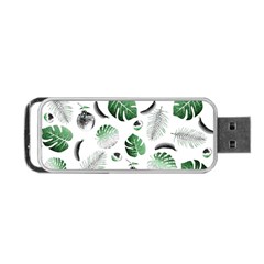 Tropical Pattern Portable Usb Flash (one Side) by Valentinaart