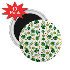 Tropical Pattern 2 25  Magnets (10 Pack)  by Valentinaart