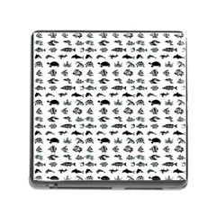 Fish Pattern Memory Card Reader (square) by ValentinaDesign