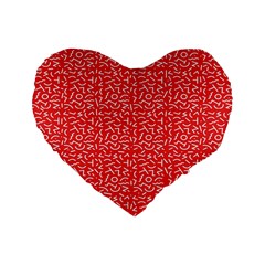Abstract Art  Standard 16  Premium Heart Shape Cushions