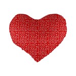 Abstract art  Standard 16  Premium Heart Shape Cushions Back