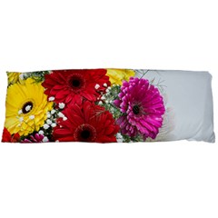 Flowers Gerbera Floral Spring Body Pillow Case (dakimakura) by Nexatart