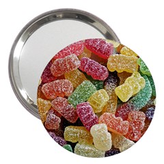 Jelly Beans Candy Sour Sweet 3  Handbag Mirrors by Nexatart