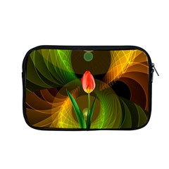 Tulip Flower Background Nebulous Apple Macbook Pro 13  Zipper Case by Nexatart