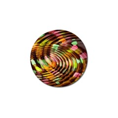 Wave Rings Circle Abstract Golf Ball Marker (4 Pack) by Nexatart