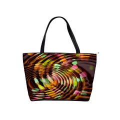 Wave Rings Circle Abstract Shoulder Handbags by Nexatart