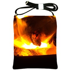 Fire Rays Mystical Burn Atmosphere Shoulder Sling Bags by Nexatart
