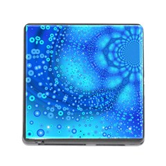 Bokeh Background Light Reflections Memory Card Reader (square) by Nexatart