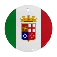 Naval Ensign Of Italy Ornament (round) by abbeyz71