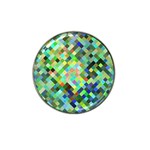 Pixel Pattern A Completely Seamless Background Design Hat Clip Ball Marker (10 pack)