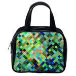 Pixel Pattern A Completely Seamless Background Design Classic Handbags (One Side)