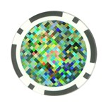 Pixel Pattern A Completely Seamless Background Design Poker Chip Card Guard (10 pack)