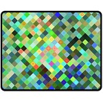 Pixel Pattern A Completely Seamless Background Design Fleece Blanket (Medium) 