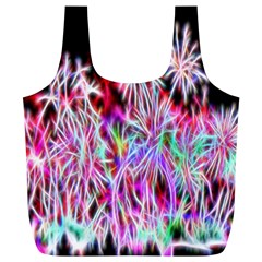 Fractal Fireworks Display Pattern Full Print Recycle Bags (l)  by Nexatart