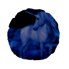 Magical Unicorn Standard 15  Premium Flano Round Cushions by KAllan