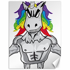 Angry Unicorn Canvas 12  X 16   by KAllan