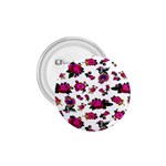 Crown Red Flower Floral Calm Rose Sunflower White 1.75  Buttons