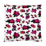 Crown Red Flower Floral Calm Rose Sunflower White Standard Cushion Case (One Side)