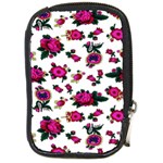 Crown Red Flower Floral Calm Rose Sunflower White Compact Camera Cases