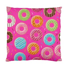 Doughnut Bread Donuts Pink Standard Cushion Case (one Side) by Mariart