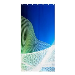 Light Means Net Pink Rainbow Waves Wave Chevron Green Blue Shower Curtain 36  X 72  (stall)  by Mariart