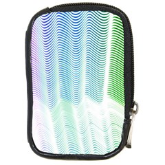 Light Means Net Pink Rainbow Waves Wave Chevron Green Compact Camera Cases