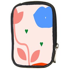 Lip Sexy Flower Tulip Heart Pink Red Blue Green Love Compact Camera Cases
