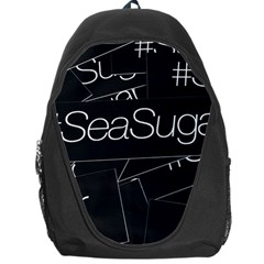 Sea Sugar Line Black Backpack Bag by Mariart