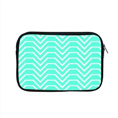 Seamless Pattern Of Curved Lines Create The Effect Of Depth The Optical Illusion Of White Wave Apple Macbook Pro 15  Zipper Case