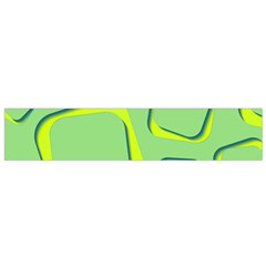 Shapes Green Lime Abstract Wallpaper Flano Scarf (small) by Mariart