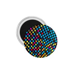 Polkadot Rainbow Colorful Polka Circle Line Light 1 75  Magnets