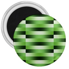 View Original Pinstripes Green Shapes Shades 3  Magnets by Mariart