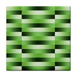 View Original Pinstripes Green Shapes Shades Face Towel