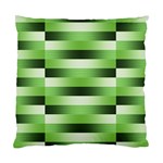 View Original Pinstripes Green Shapes Shades Standard Cushion Case (One Side)
