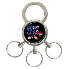 Dont Grab My 3-ring Key Chains by Valentinaart