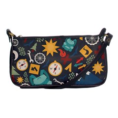 Compass Cypress Chair Arrow Wheel Star Mountain Shoulder Clutch Bags by Mariart