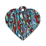 Dizzy Stone Wave Dog Tag Heart (Two Sides)