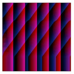 Photography Illustrations Line Wave Chevron Red Blue Vertical Light Large Satin Scarf (square) by Mariart