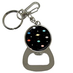 Planets Space Button Necklaces