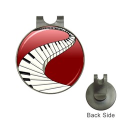Piano Keys Music Hat Clips With Golf Markers by Mariart