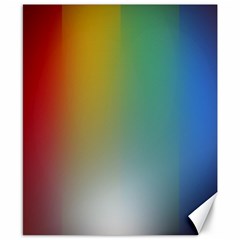 Rainbow Flag Simple Canvas 8  X 10  by Mariart