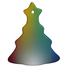 Rainbow Flag Simple Ornament (christmas Tree) 