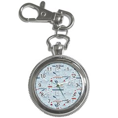 Ships Sails Key Chain Watches by Mariart