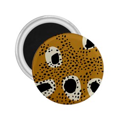 Surface Patterns Spot Polka Dots Black 2 25  Magnets