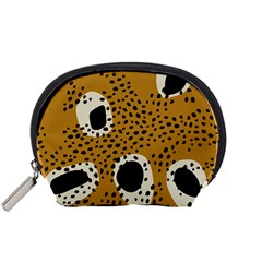 Surface Patterns Spot Polka Dots Black Accessory Pouches (small)  by Mariart