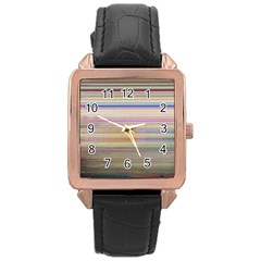 Shadow Faintly Faint Line Included Static Streaks And Blotches Color Rose Gold Leather Watch  by Mariart