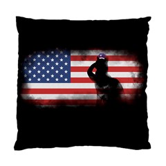 Honor Our Heroes On Memorial Day Standard Cushion Case (one Side) by Catifornia